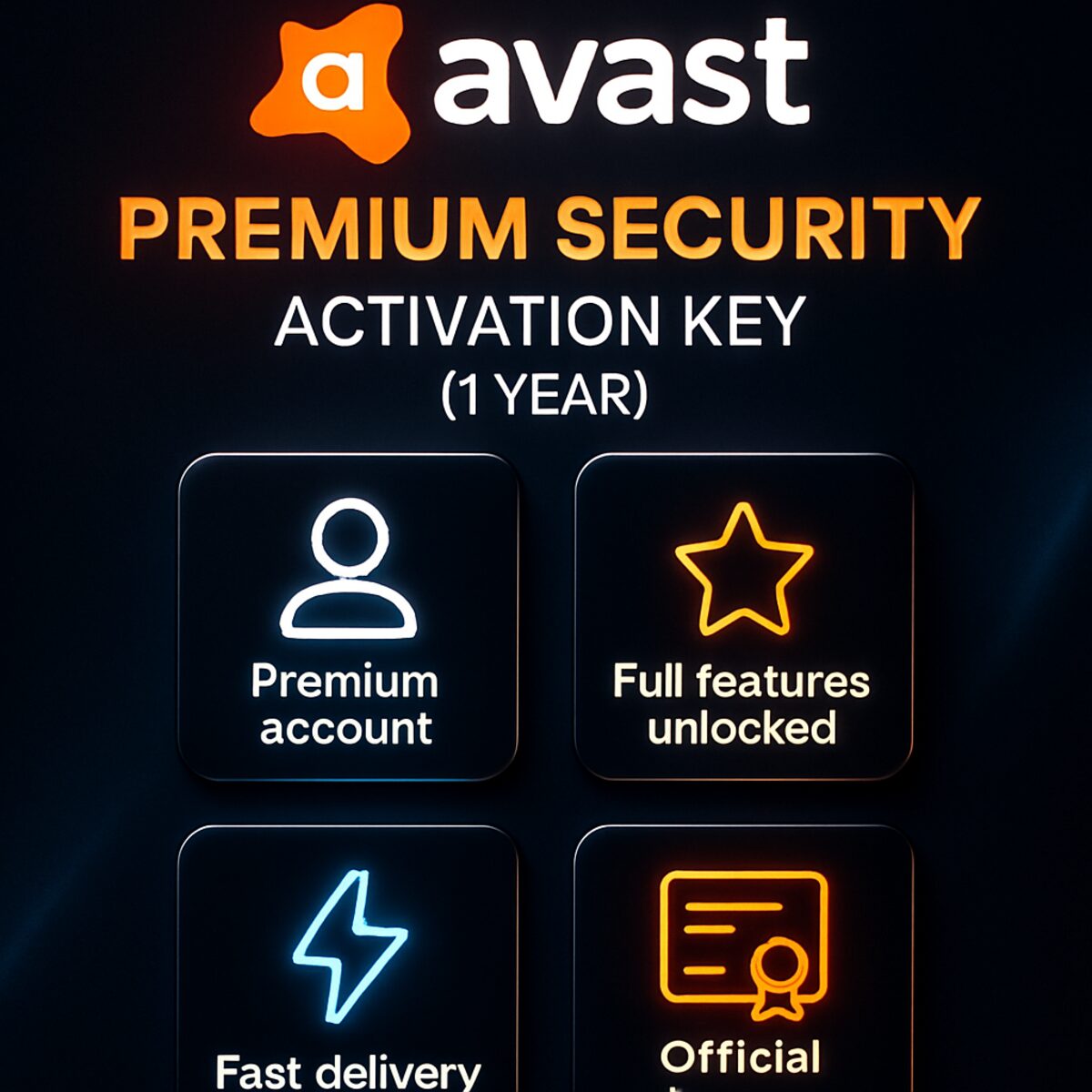 Avast Premium Security Activation Key (1 Year)