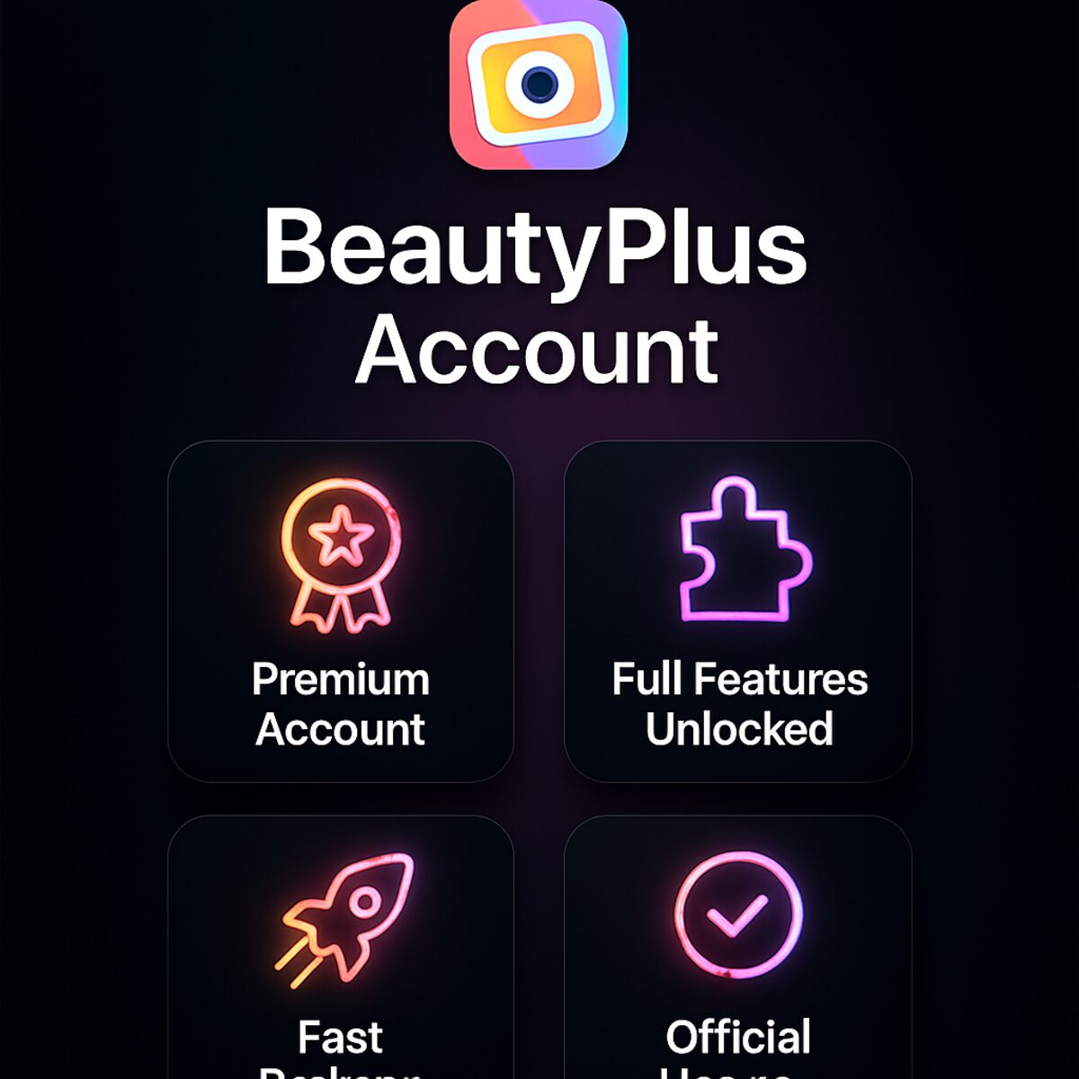 Beauty Plus Account
