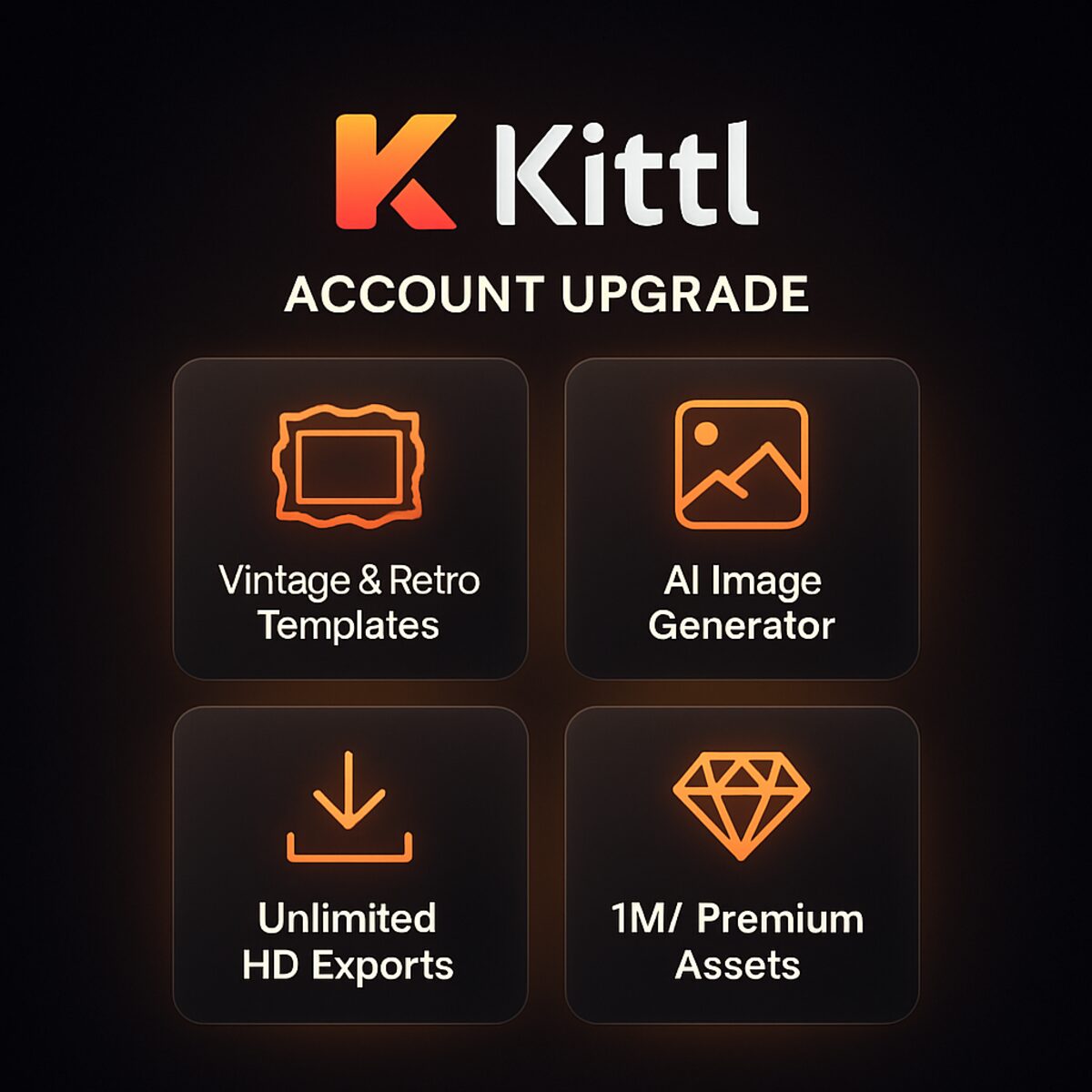 Kittl Account Upgrade