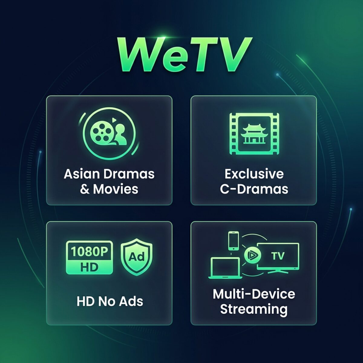 WeTV VIP Account - Asian Dramas & Movies