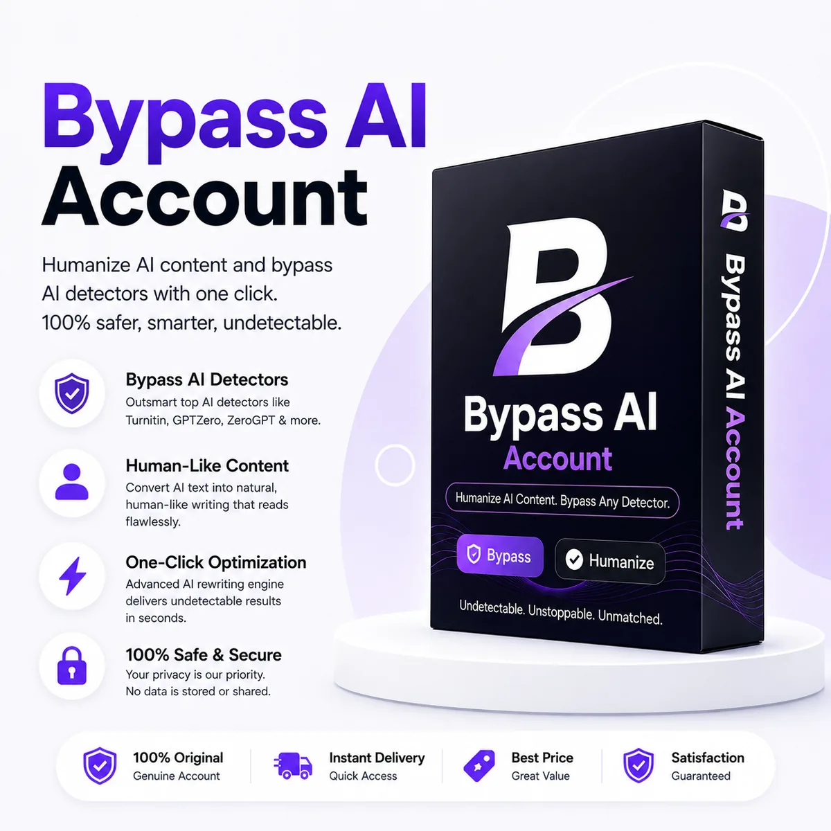 BypassAI Account