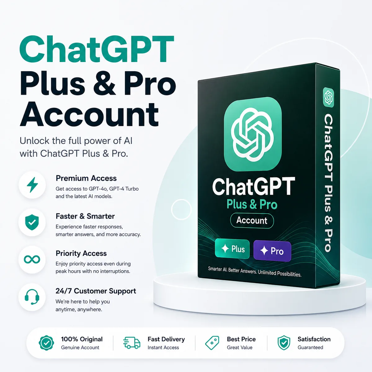 ChatGPT Plus & Pro Account (GPT-5.5)