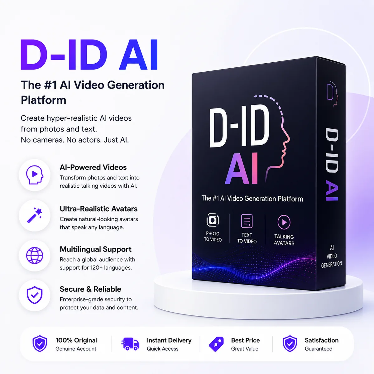 D-ID AI Account Upgrade