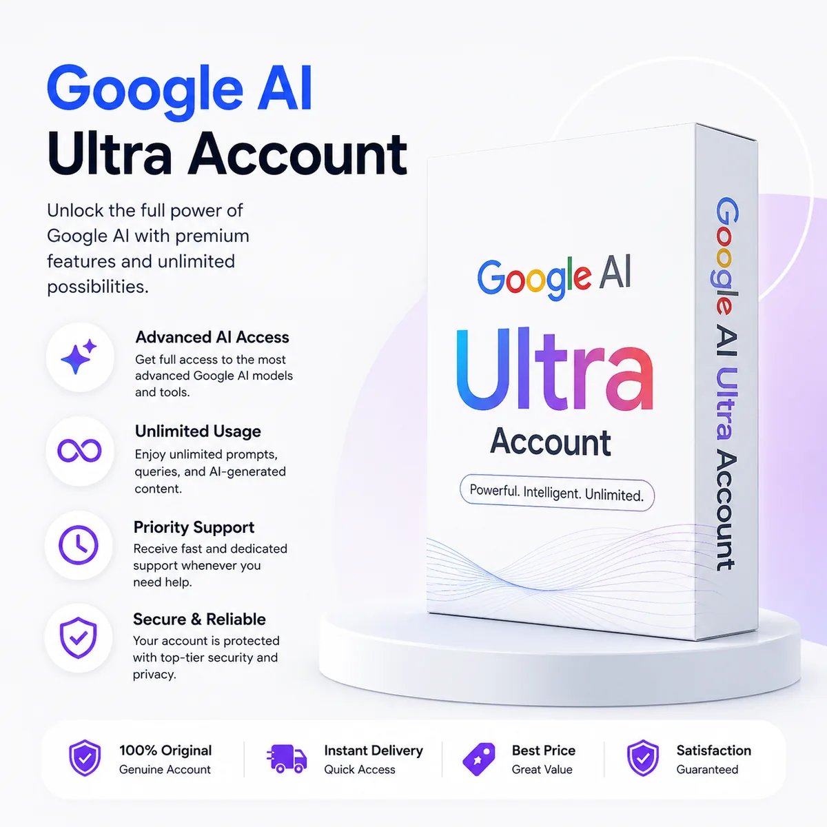 Google AI Ultra Account Upgrade