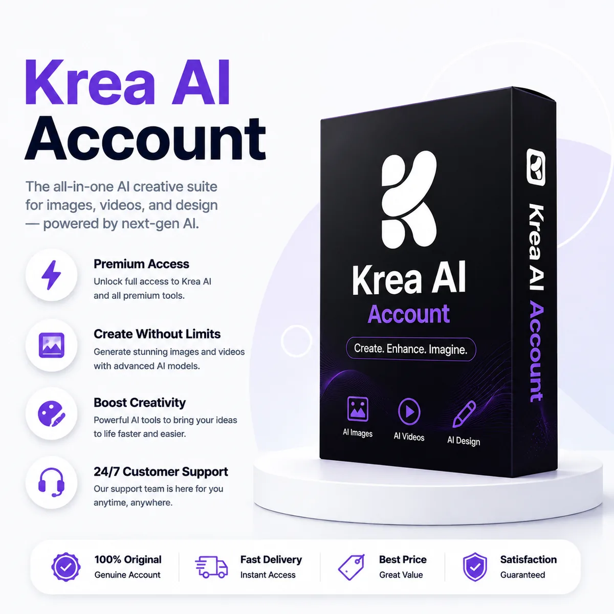 Krea AI Account Upgrade