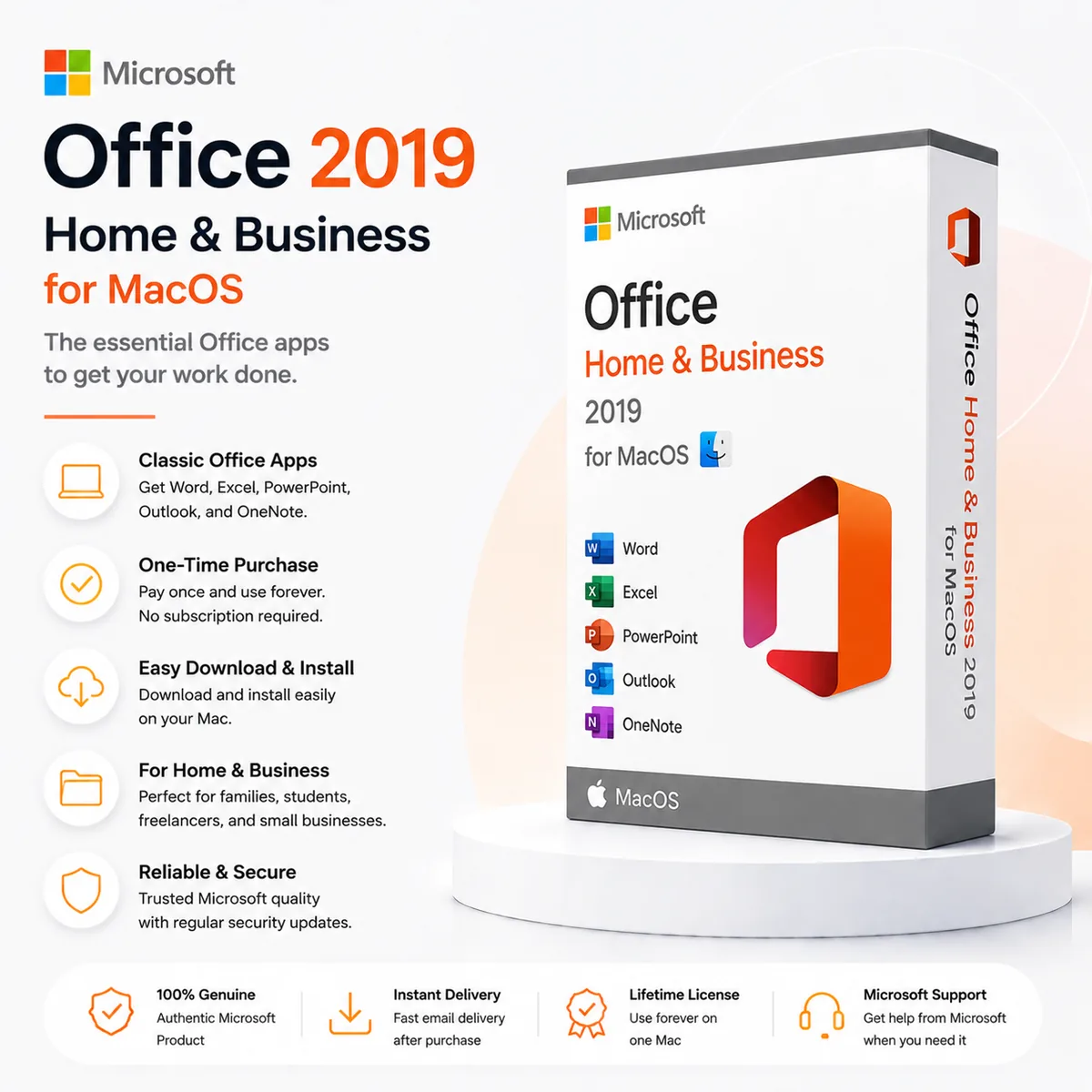Microsoft Office 2019 Home & Business for MacOS
