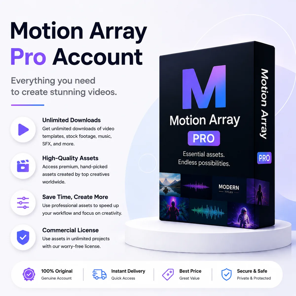 Motion Array Premium Account