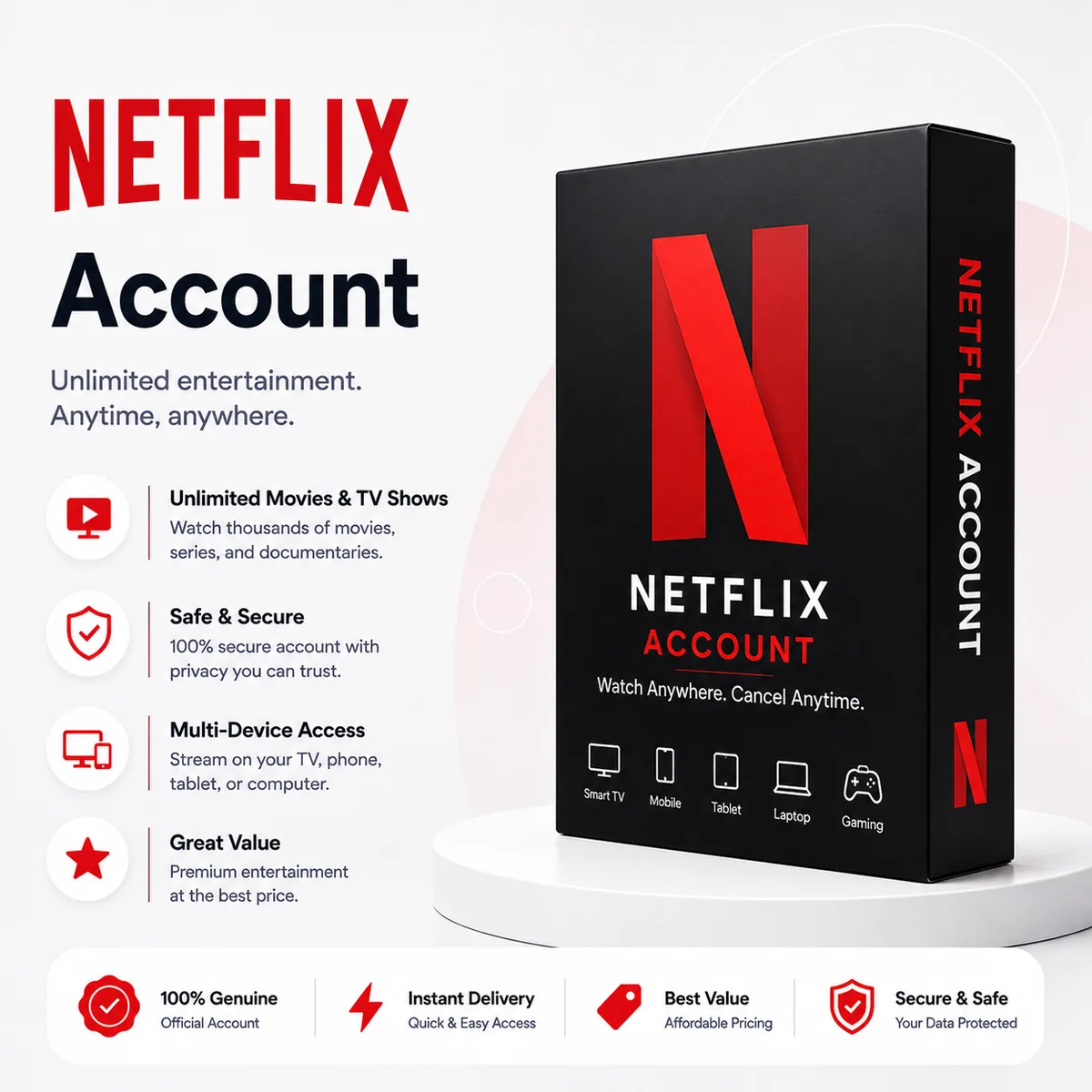 Netflix Premium 4K Account