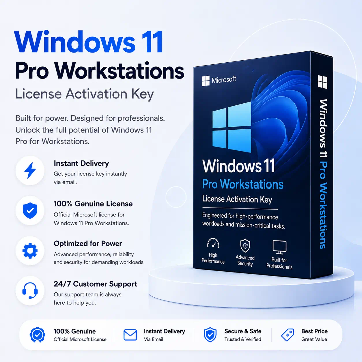 Windows 11 Pro Workstations License Activation Key